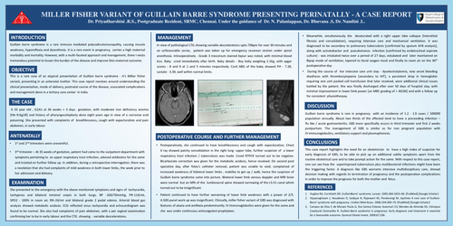 Preview of Miller Fisher variant of Guillain barre syndrome presenting perinatally - A case report.