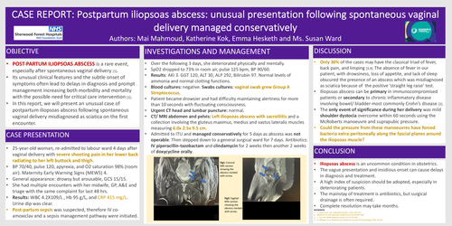 Preview of Postpartum iliopsoas abscess following spontaneous vaginal delivery