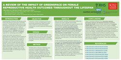 Thumbnail for A review of the impact of greenspace on female reproductive health outcomes
