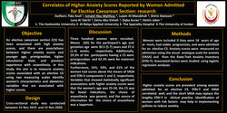 Thumbnail for Correlates of Higher Anxiety Reported by Women Admitted for Elective Caesarean Section