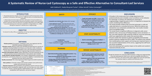 Preview of Exploring the safety and efficacy of nurse-led cystoscopy: A systematic review
