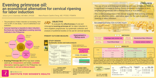Preview of Evening primrose oil: an economical alternative for cervical ripening for labor induction