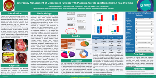 Preview of Emergency management of unprepared patients with placenta accrete spectrum. A real dilemma
