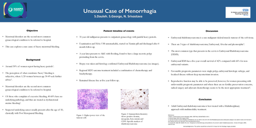 Preview of An Unusual case of Menorrhagia