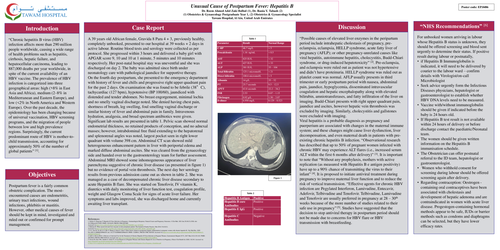 Preview of Unusual Cause of Postpartum Fever: Hepatitis B