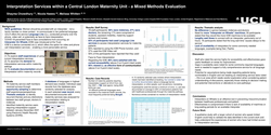 Preview of Interpretation Services within a Central London Maternity Unit - a Mixed Methods Evaluation