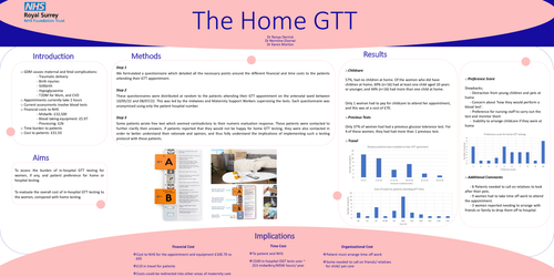 Preview of Abstract for benefits and preference of the home Glucose Tolerance Test (GTT)