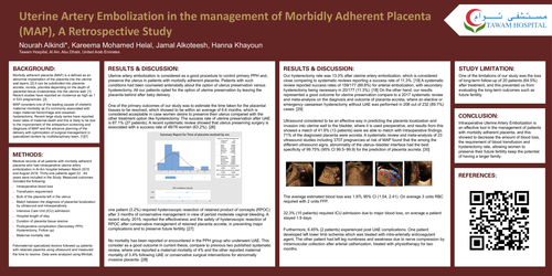 Preview of Uterine Artery Embolization inthe Management of Morbidly Adherent Placenta, a Retrospective Study