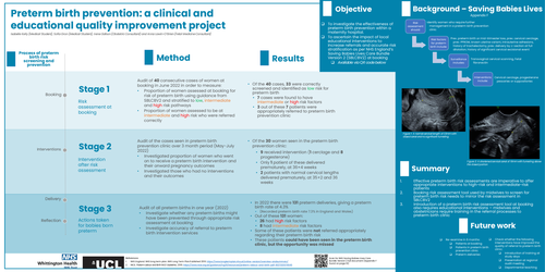 Preview of Preterm birth prevention: a clinical and educational quality improvement project