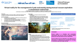 Thumbnail for Virtual reality for management of pain and anxiety during MVA - an RCT