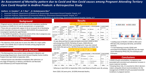 Preview of Mortality Assessment due to Covid & Non Covid among Pregnant Attending Tertiary Hospital