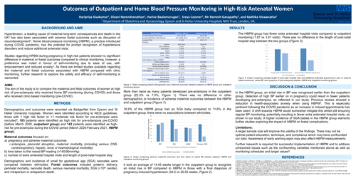 Preview of Outcomes of Outpatient and Home Blood Pressure Monitoring in High-Risk Antenatal Women