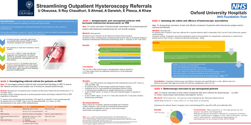 Preview of Streamlining referrals to an Out-patient hysteroscopy service