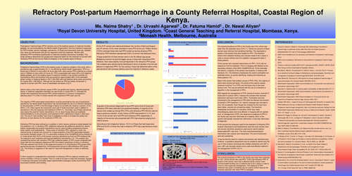 Preview of Refractory Post-partum Haemorrhage in a County Referral Hospital, Coastal Region of Kenya.