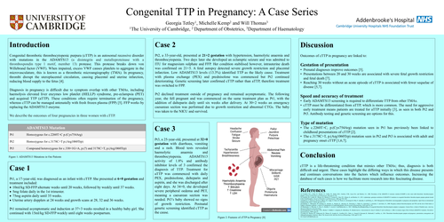 Preview of Congenital TTP in Pregnancy: A Case Series