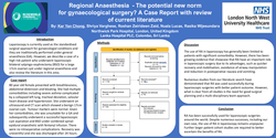 Thumbnail for Regional Anaesthesia – the potential new norm for gynaecological surgery?