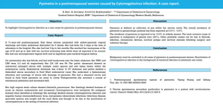 Thumbnail for Pyometra in a postmenopausal woman caused by Cytomegalovirus infection: A case report.