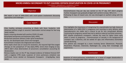 Thumbnail for Micro-emboli secondary to DVT causing oxygen desaturation in Covid-19 in pregnancy