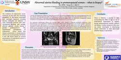 Thumbnail for Abnormal uterine bleeding in young women – when to biopsy?