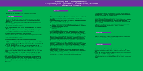 Preview of Refractory SLE - A Rare presentation
