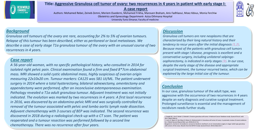 Preview of Aggressive granulosa cell tumor of ovary: two recurrences in 4 years