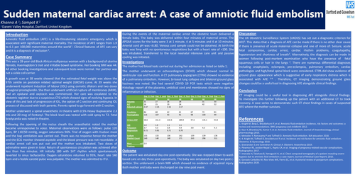 Preview of Sudden maternal cardiac arrest: A case of amniotic fluid embolism