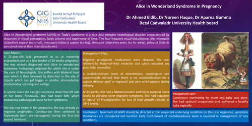 Preview of Alice in Wonderland Syndrome in Pregnancy