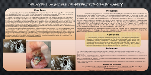 Preview of A case of Heterotopic pregnancy - Lewisham and Greenwich Trust, London.