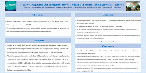 Preview of A case of pregnancy complicated by Steven-Johnson Syndrome /Toxic Epidermal Necrolysis