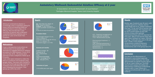 Preview of Ambulatory Minitouch Endometrial Ablation: Efficacy at 2 year