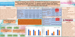 Thumbnail for Impact of timing of COVID-19 infection in pregnancy on intrauterine fetal growth.