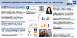 Thumbnail for Ambulatory gynaecology shortens the care pathway for patients and saves resources