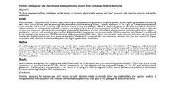Thumbnail for Feminist advocacy for safe abortion and bodily autonomy: Lessons from Zimbabwe
