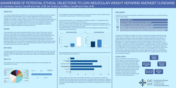 Thumbnail for AWARENESS OF POTENTIAL ETHICAL OBJECTIONS TO LOW MOLECULAR WEIGHT HEPARINS AMONGST CLINICIANS