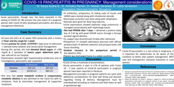 Thumbnail for Covid-19 Pancreatitis in pregnancy-Management Considerations