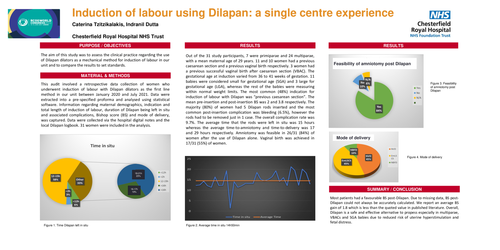 Preview of Induction of labour using Dilapan: a single centre experience