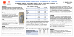 Thumbnail for Outcomes following full dilation caesarean section with or without fetal pillow