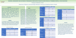 Thumbnail for INCIDENCE AND OUTCOMES OF PREGNANCIES COMPLICATED BY MAJOR PLACENTA PRAEVIA