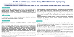Thumbnail for Benefits of prenatal yoga practice during different trimesters of pregnancy