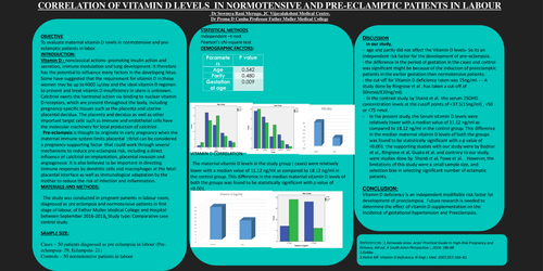 Preview of CORRELATION OF VITAMIN D LEVELS IN NORMOTENSIVE AND PRE ECLAMPTIC PATIENTS