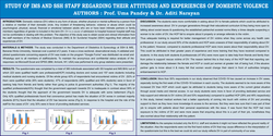Thumbnail for Study of IMS staff regarding their attitude sand experiences of DomesticViolence(DV).