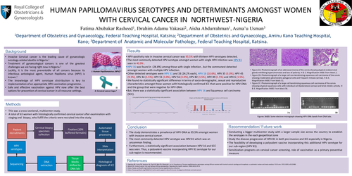 Preview of HUMAN PAPILLOMAVIRUS SEROTYPES AND DETERMINANTS AMONGST WOMEN WITH CERVICAL CANCER IN NIGERIA