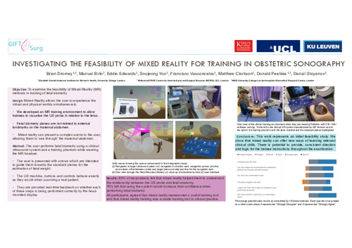 Preview of Investigating The Feasibility Of Mixed Reality For Training In Obstetric Sonography.