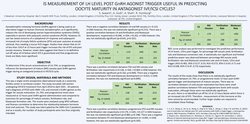 Thumbnail for Serum hormone concentrations post GnRH agonist trigger on metaphase II oocytes
