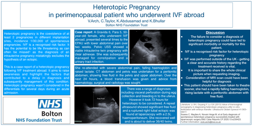 Preview of Heterotopic pregnancy in a perimenopausal patient who underwent IVF abroad