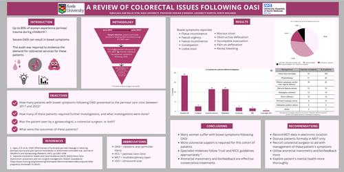 Preview of A review of colorectal issues following obstetric anal sphincter injuries (OASI's)