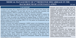 Thumbnail for Medical management of 1st-trimester miscarriage in the background of anticoagulation