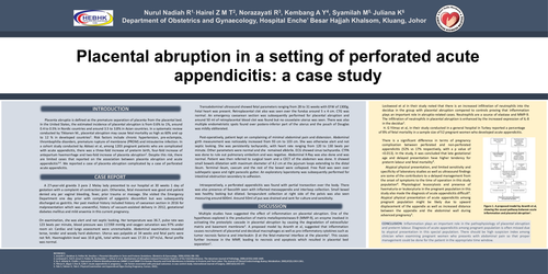 Preview of Placental abruption in a setting of perforated acute appendicitis: a case report