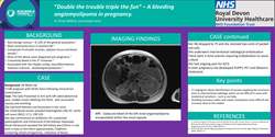 Thumbnail for 'Double the trouble and triple the fun' - A bleeding Angiomyolipoma in pregnancy