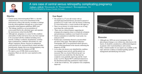 Preview of A rare case of central serous retinopathy complicating pregnancy
